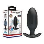 Unisex 12 Titreşimli E-Stim Plug Süper Lüks Anal Tıkaç