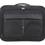 Unisex 17.3 Siyah Çelik Kasalı Laptop Evrak Notebook Bilgisayar Çantası