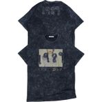 Unisex 1989 T.s Dlx Ense Baskılı Yıkamalı T-Shirt, Oversize Taylor Swift Temalı Vintage Tişört - Siyah - 2XL