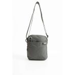 Unisex 4 Bölmeli Suya Dayanıklı Paraşüt Kumaş Omuz Çantası Sı-6033 Koyu Gri