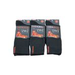 Unisex 40-44 Kışlık Termal Soket Çorap 3'lü Paket TWİ-01-3lü Siyah | 40-44