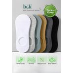 Unisex 6 Çift Bambu Yazlık Görünmez Çorap (Dikişsiz) - Çok Renkli