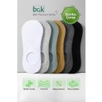 Unisex 6 Çift Bambu Yazlık Görünmez Çorap (Dikişsiz)