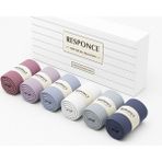 Unisex 6 Çift Tenis Çorabı Erkek Kolaj Çorabı Kadın Kolaj Çorabı Renkli Tenis Çorabı 38-44 - Çok Renkli