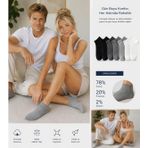 Unisex 8 Çift Pamuklu Basic Derbili Erkek Çorap, Çorap Erkek Kısa, Kadın Soket Çorap, Desenli Kadın Çorap Yazlık, Renkli Desenli Erkek Çorap, Kız Çorabı (36-41)