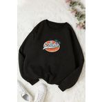 Unisex Aloha-Uyumlu Bisiklet Yaka Sweatshirt