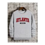 Unisex Atalanta Baskılı Bisiklet Yaka Oversize Sweatshirt