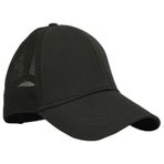 Unisex Ayarlanabilir Haki Fileli Spor Basic Şapka