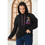 Unisex Barrow Baskılı Oversize Kapşonlu Sweatshirt