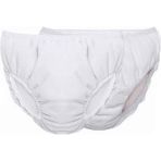 Unisex Bebek 2 Li Beyaz Alıştırma Külodu Sızdırmaz Külot