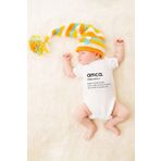Unisex Bebek Amca Baskılı Body Zıbın, 2-4 Yaş