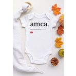 Unisex Bebek Beyaz Amca Tdk Çıtçıtlı Body 6644-LMN, Yeni Doğan