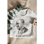 Unisex Bebek Beyaz Atatürk 1881 Kısa Kol Organik Body TYC00160281040, 3 Yaş