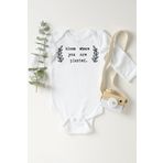 Unisex Bebek Beyaz Bloom Where You Planted Çıtçıtlı Body 5522z, 1 Yaş