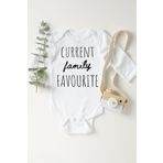 Unisex Bebek Beyaz Çıtçıtlı Body, 1 Yaş