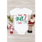 Unisex Bebek Beyaz En Güzel Hediye Kısa Kol Çıtçıtlı Body, 1 Yaş