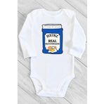 Unisex Bebek Beyaz Mayonez Çıtçıtlı Body 5522qN, 6 Ay