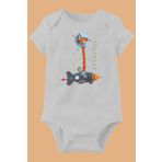 Unisex Bebek Beyaz Organik Baskılı Pamuklu Body LMN1172RN, 9 Ay