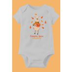 Unisex Bebek Beyaz Organik Baskılı Pamuklu Body LMN4587MN, 1 Yaş