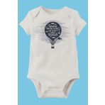 Unisex Bebek Beyaz Organik Baskılı Pamuklu Body LMN75581AN, 9 Ay