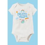 Unisex Bebek Beyaz Organik Baskılı Pamuklu Body LMN88743RN, 2 Yaş