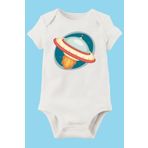 Unisex Bebek Beyaz Organik Baskılı Pamuklu Body LMN954433G, 3 Yaş
