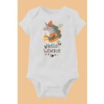 Unisex Bebek Beyaz Organik Baskılı Pamuklu Body LMN954433L, Yeni Doğan