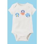 Unisex Bebek Beyaz Organik Baskılı Pamuklu Body LMN954433ON, 2 Yaş