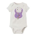 Unisex Bebek Beyaz Organik Baskılı Pamuklu Body LMN954433R, 3 Yaş