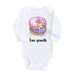 Unisex Bebek Beyaz Tam Yemelik Baskılı Çıtçıtlı Body, 2-4 Yaş