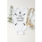 Unisex Bebek Beyaz You Got This Daddy Çıtçıtlı Body 5522lN, 3 Ay