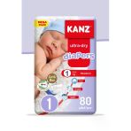 Unisex Bebek Bezi 1 Numara Yenidoğan 80 Adet