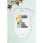 Unisex Bebek İç Istemem Uz Durayım Ep İsterim Fenalık Çıkarayım Baskılı Body Zıbın İCISTEMEMUZ, 9 Ay