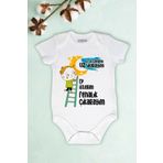 Unisex Bebek İç Istemem Uz Durayım Ep İsterim Fenalık Çıkarayım Baskılı Body Zıbın İCISTEMEMUZN, 6 Ay
