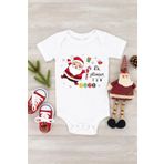 Unisex Bebek Ilk Yılbaşım Kısa Kol Çıtçıtlı Body, 2-4 Yaş