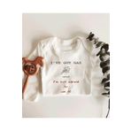 Unisex Bebek I've Got Gas Uzun Kol Çıtçıtlı Organik Bebek Body, 12 Ay