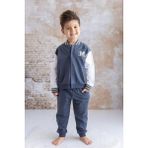 Unisex Bebek Nakış Detaylı Eşofman Takımı - Antrasit - 4 Yaş