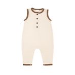 Unisex Bebek Tulum – Pisa Model –%70 Bambu%30 Pamuk – Yumuşak Kumaş – Patiksiz (Bone, 0-3 Ay)