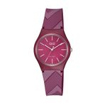 Unisex Bordo Silikon Kordon Kol Saati Vs52j004y
