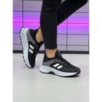 Unisex Çocuk Bağcıklı Poli Taban Triko Spor Ayakkabı-Beyaz-Siyah - Beyaz - Siyah