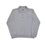 Unisex Çocuk Polo Yaka Uzun Kollu Tişört Sweatshirt BEJ 13-14 YAŞ