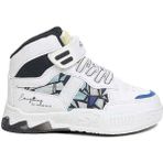 Unisex Çocuk Sneaker Basketbol Hafif Comfort Anatomik Taban Lastikli Cırtlı Spor Ayakkabı - Mavi