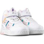 Unisex Çocuk Sneaker Basketbol Hafif Comfort Anatomik Taban Lastikli Cırtlı Spor Ayakkabı - Pembe