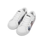 Unisex Çocuk Vegan Deri Beyaz Sneakers - Mr Bear Tasarım