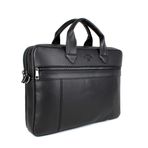 Unisex Çok Bölmeli 14 inç Evrak Ve Laptop Çantası (Siyah)