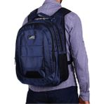 Unisex Çok Gözlü Ortopedik Sırt Destekli Günlük Sırt Çantası , Okul Sırt Çantası - One Size - Lacivert