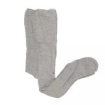 Unisex Gri Çift Katlı Havlu Külotlu Çorap