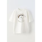 Unisex Halloween Designs Tasarım Baskılı Pamuk Beyaz Oversize T-Shirt - XL