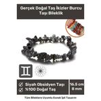 Unisex Ikizler Burcu Enerjisini Yükselten Doğal Taş Bileklik Ikizler Burçları Burç Taşı Bileklik