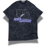 Unisex It Cry A Lot Yazılı Yıkamalı T-Shirt, Oversize Taylor Swift Temalı Vintage Tişört - Siyah - XS